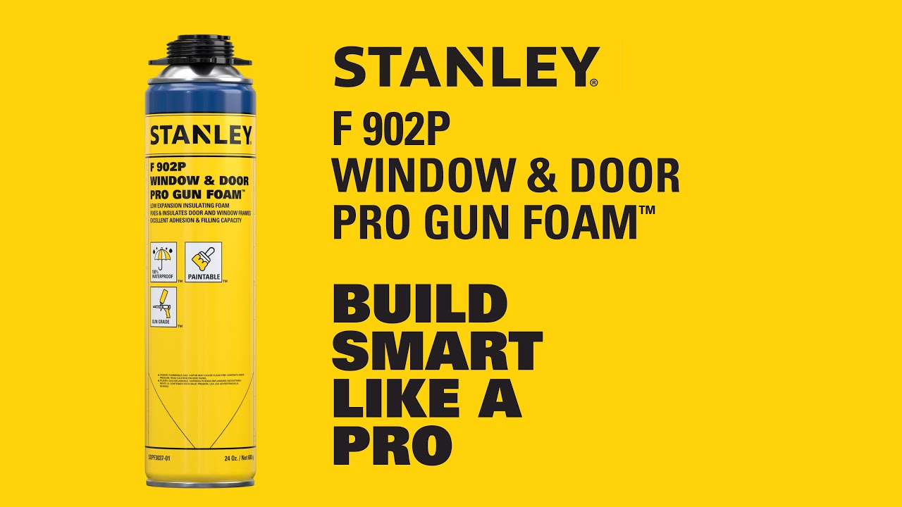 Seal Like a Pro | F-902P Window & Door Gun Foam