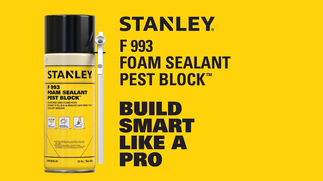 Block Pests for Good | F-993 Pest Block Foam Sealant