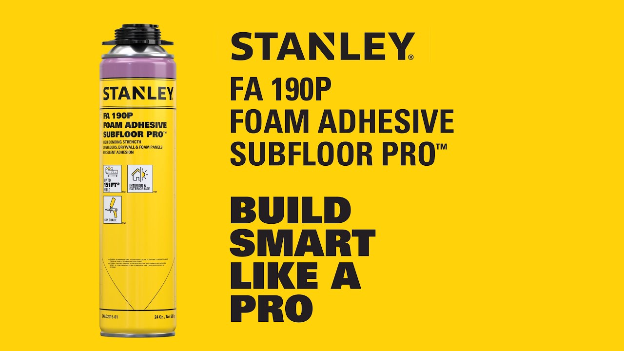 No Squeaks. Just Strength. | FA-190P Subfloor Pro