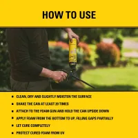 F 903P FOAM SEALANT BLACK FOAM PRO